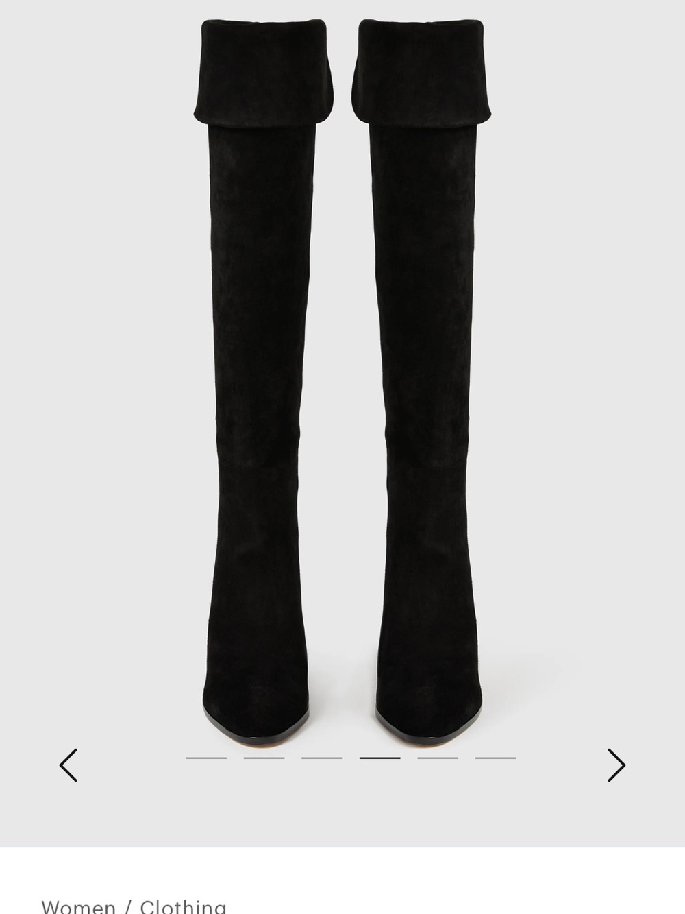 Black Over-the-Knee Women's Boots